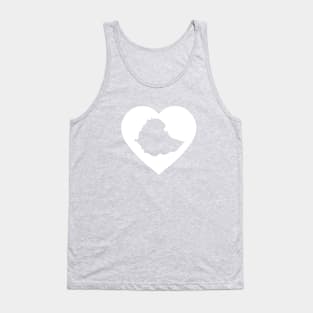 I Heart Ethiopia (White) Tank Top